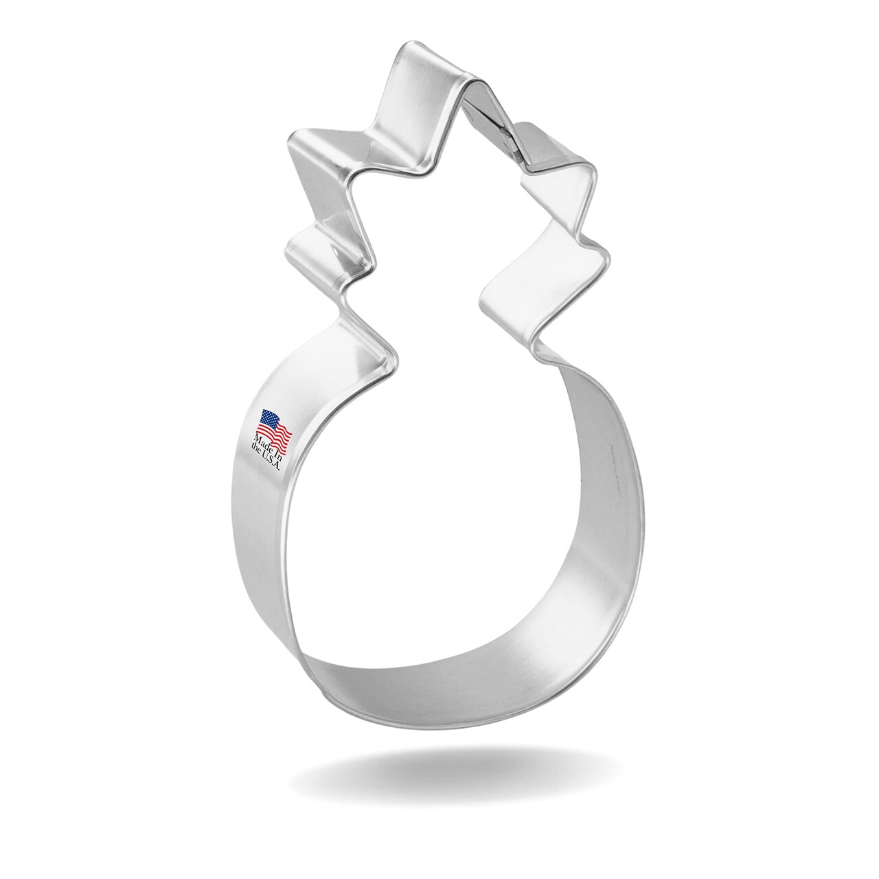 CookieCutter.Com Pineapple Cookie Cutter 4 in –Tin Plated Steel Cookie Cutters – Made In The USA